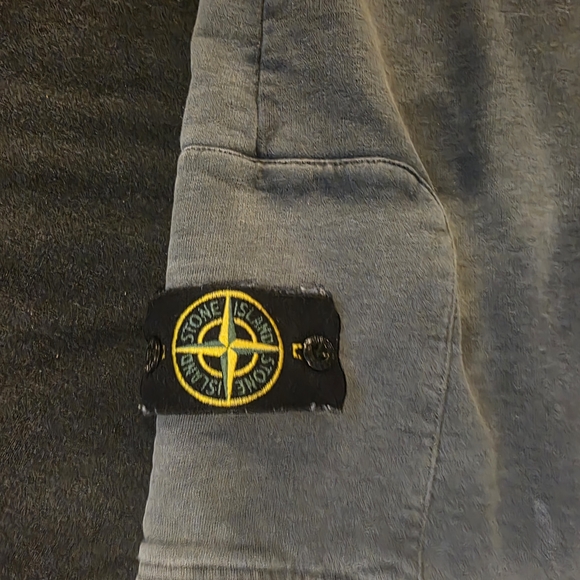 Stone Island Gray Cargo Jogger Pants with Iconic Patch Sz M - Picture 9 of 16